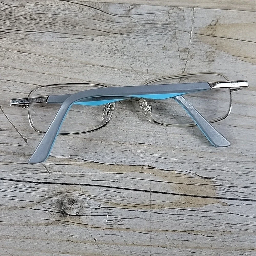 Ray-Ban RB1035 4017 Eyeglasses Kids Frames‎ Only Silver Blue 47-15-125